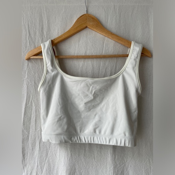 NU SWIM Off-White Swim Top (NWOT) - Picture 1 of 3